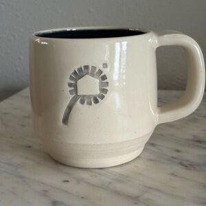Fern Street Pottery Cream Ceramic Mug